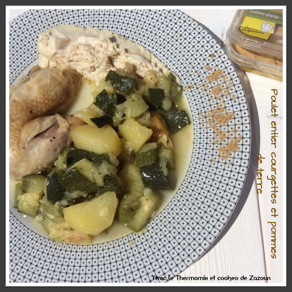 Poulet Entier Au Cookeo Et Ses Courgettes Et Pommes De Terre Au