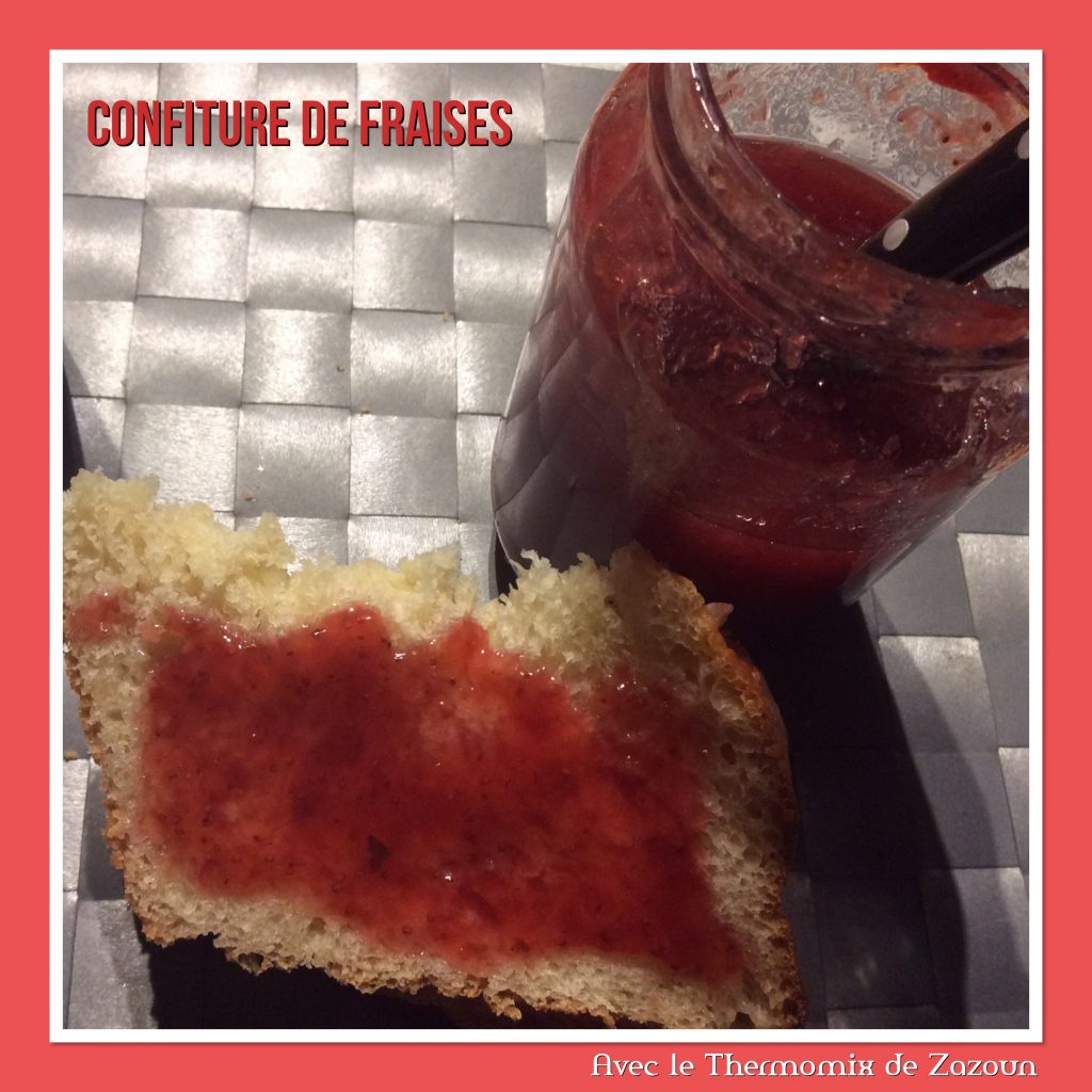Confiture de fraises allégée au Thermomix Avec le Thermomix et le