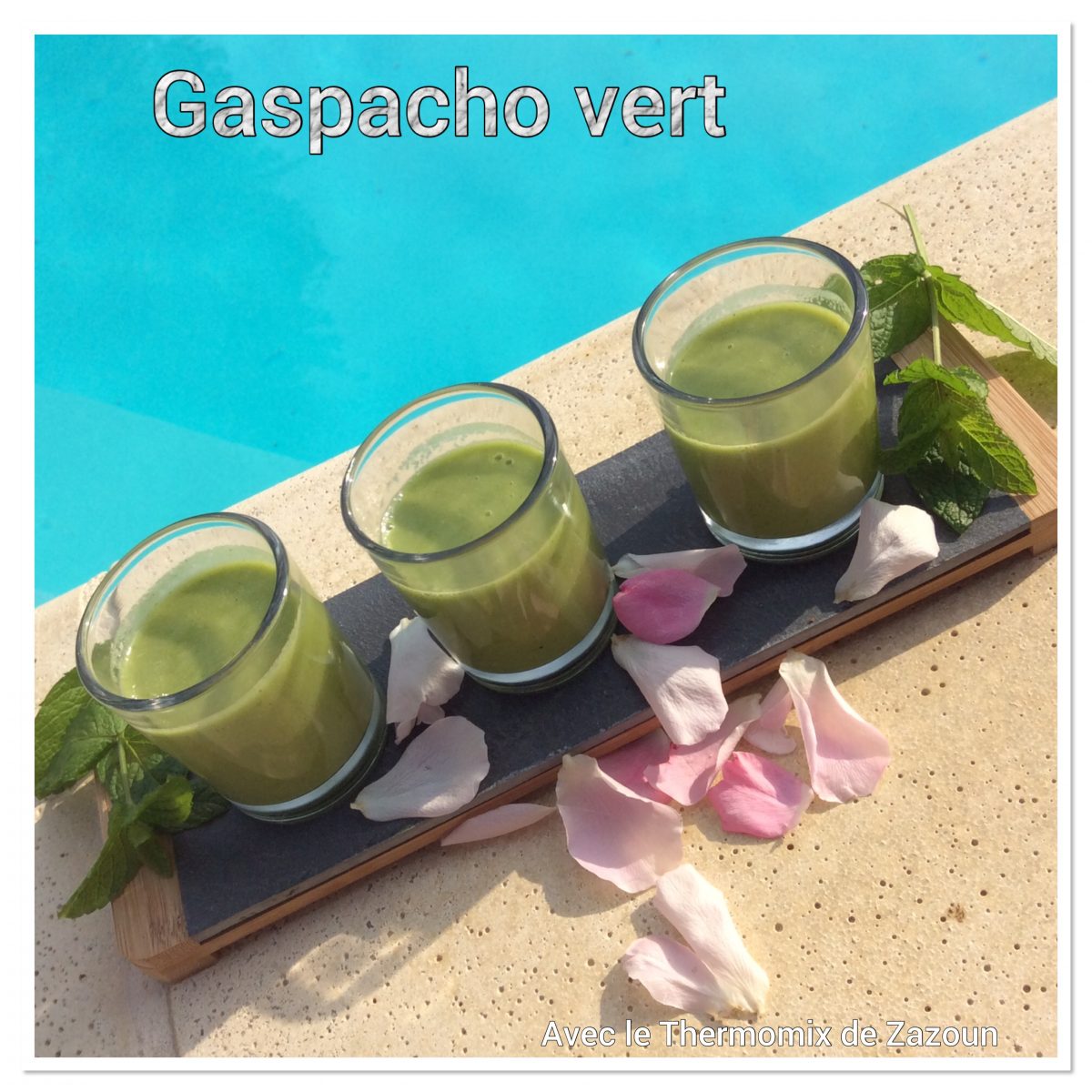Gaspacho vert, concombre, courgettes…Thermomix, blender et autres robots sans gluten ni lait