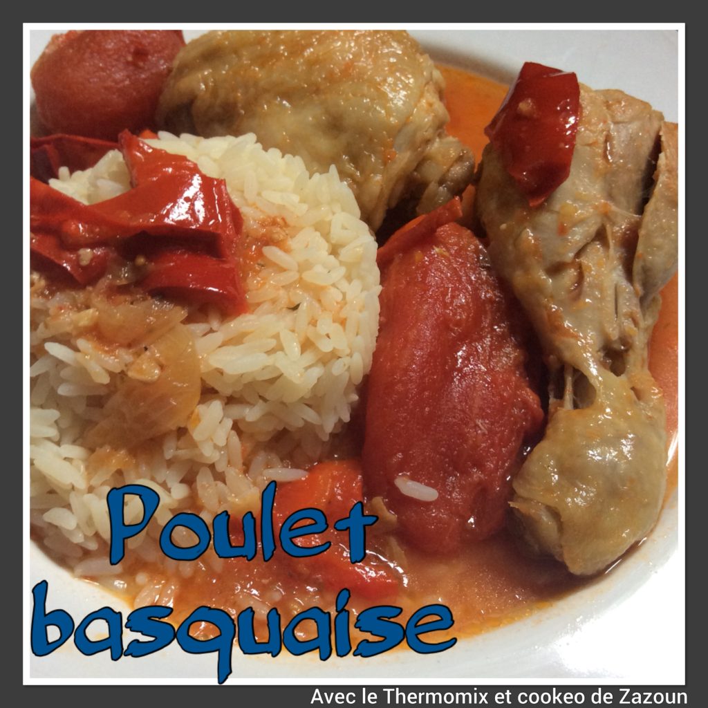 Poulet Basquaise Au Cookeo Ou Cocotte Minute Avec Le Thermomix Et Le Cookeo De Zazoun