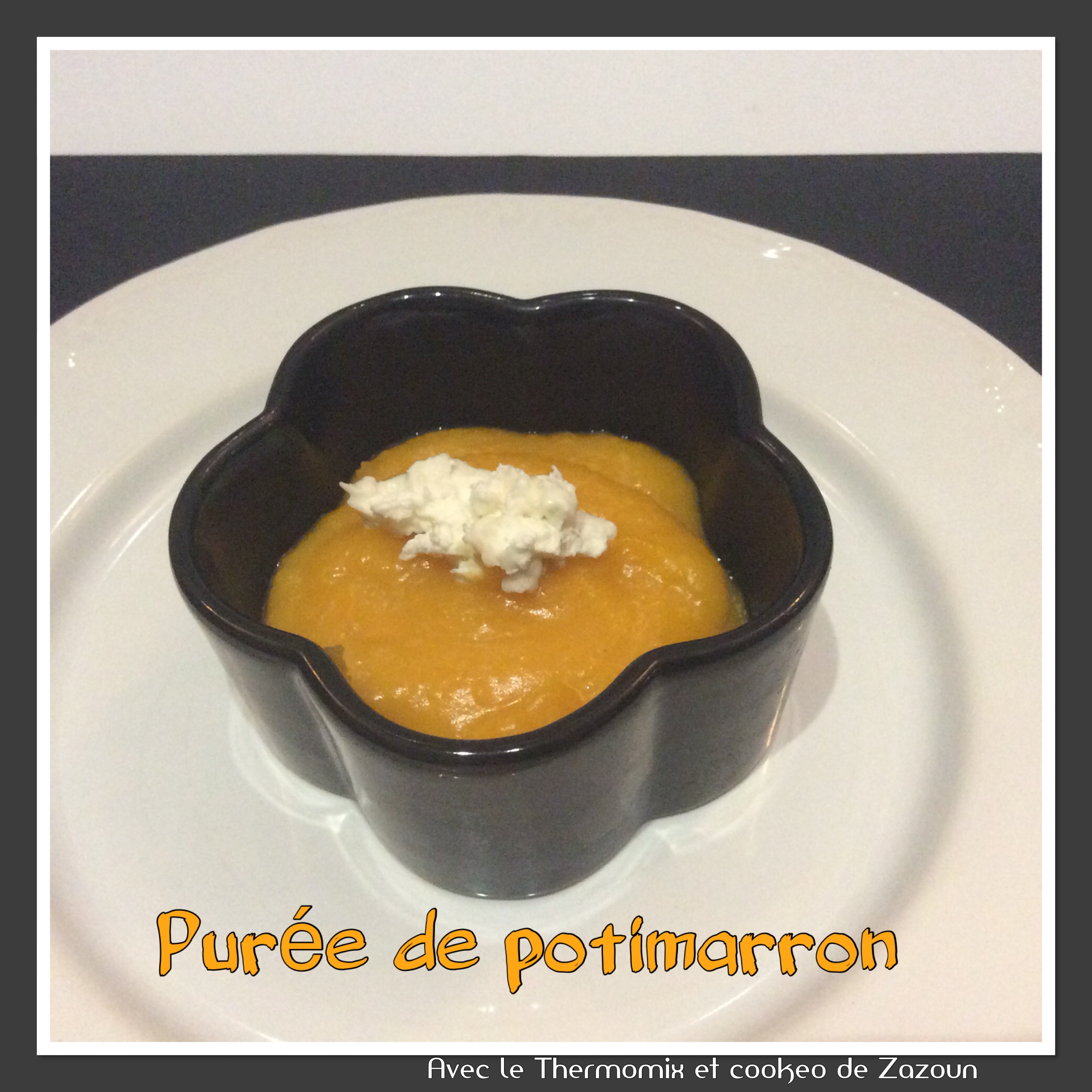 Puree De Potimarron Thermomix Avec Le Thermomix Et Le Cookeo De Zazoun