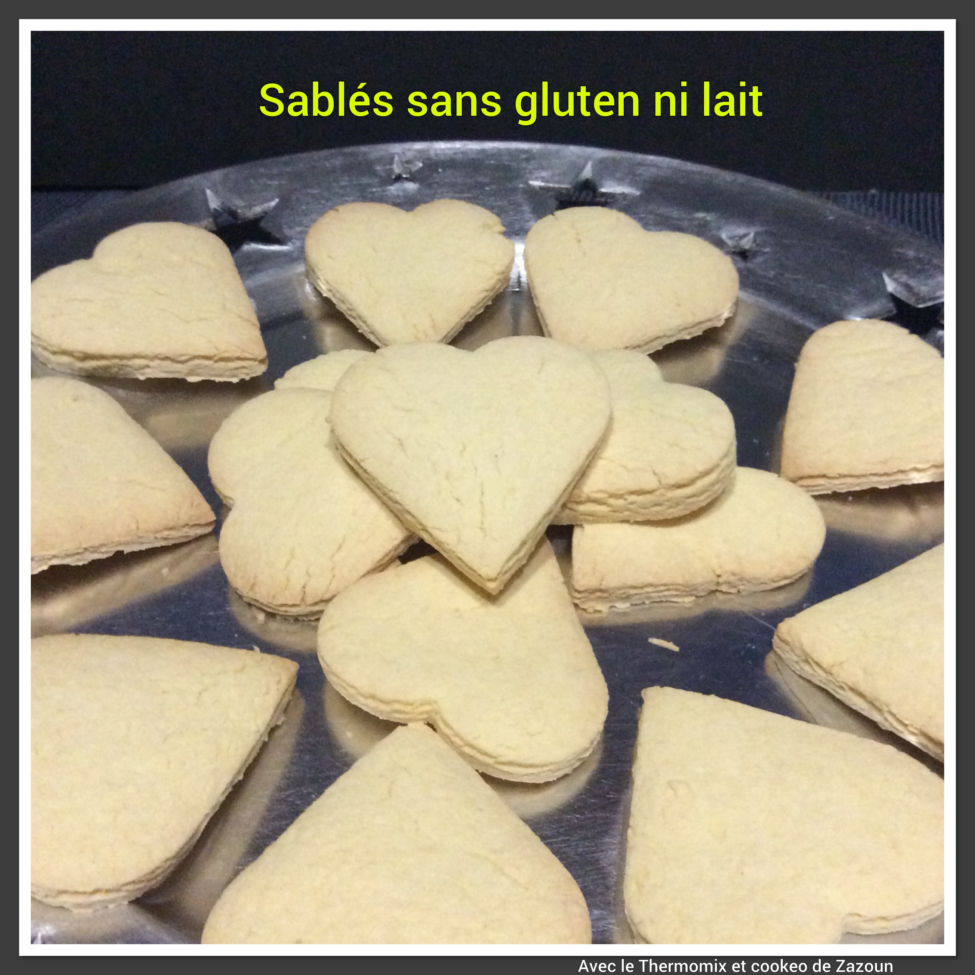 Biscuits Sables Sans Gluten Ni Lait Au Thermomix Ou Autre Robot Avec Le Thermomix Et Le Cookeo De Zazoun