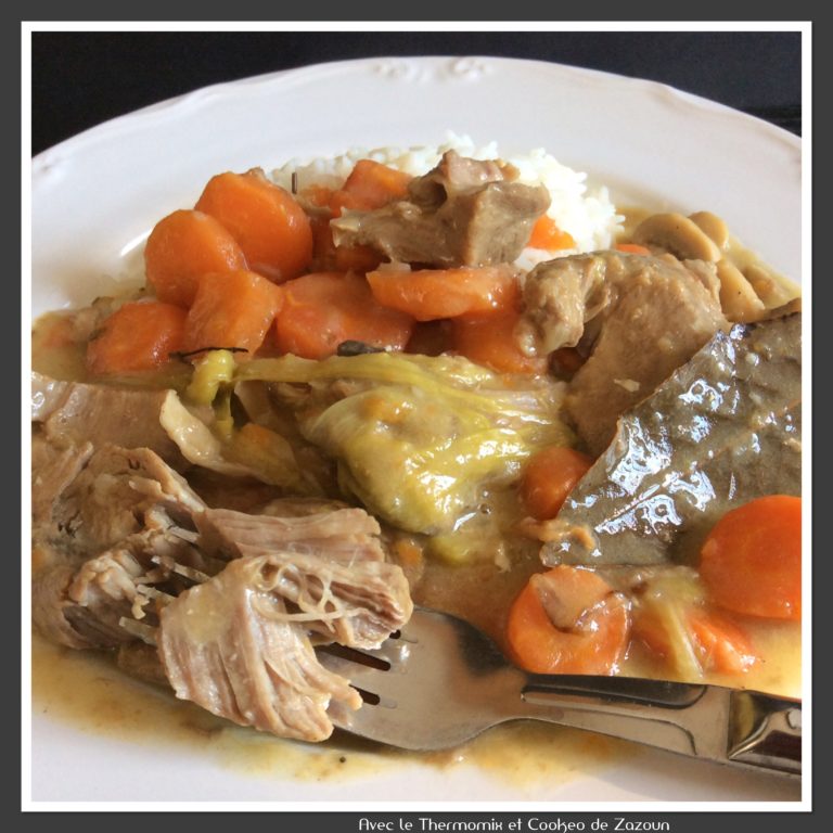 Blanquette De Veau Classique Au Cookéo | Avec Le Thermomix Et Le Cookeo ...