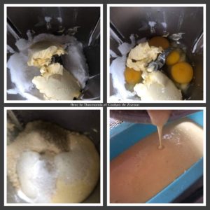 Préparation du cake au citron 