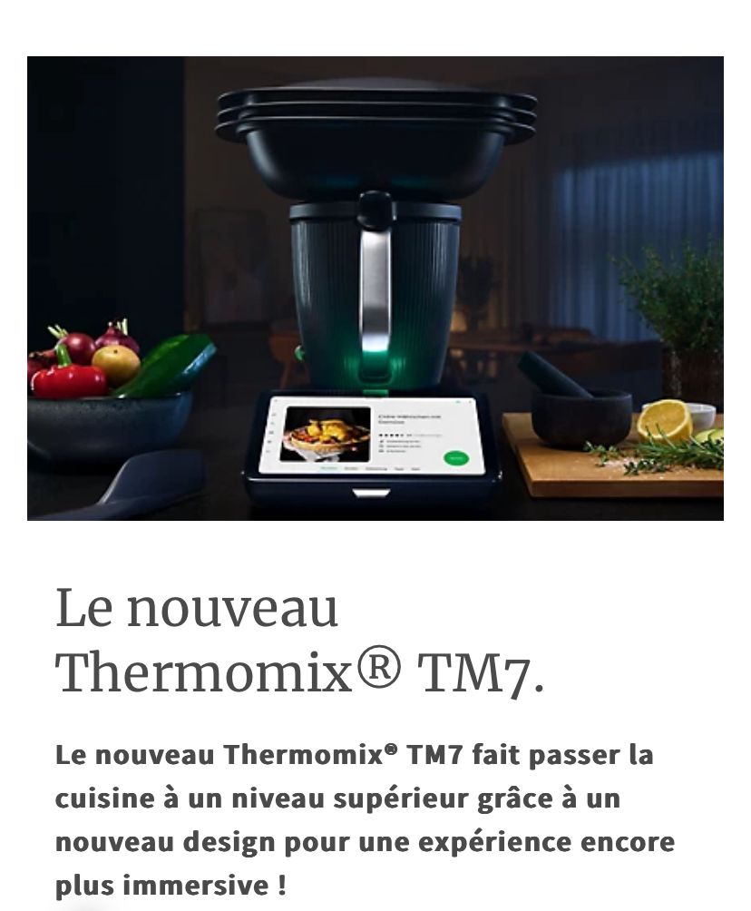 le nouveau Thermomix Tm7